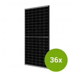 Solarmodul-Set 16,74 kWp - JA Solar JAM54D40-465/LR N-Type BFR Glas-Glas 