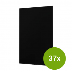 Solarmodul-Set 17,76 kWp - AIKO Neostar 3S+54 A480-MCE54DB (BFR) Glas-Glas, Full black 