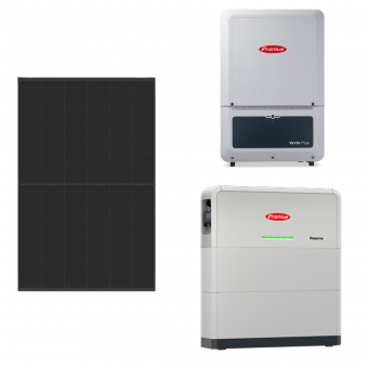 Photovoltaik-Set 15,47 kWp - Trina Vertex S+ TSM-455NEG9R.25 + Fronius Verto 15.0 Plus + Fronius Reserva 6.3 